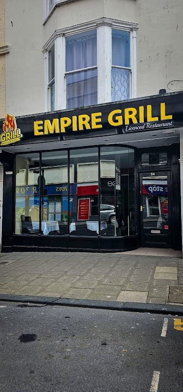 Dining at Empire Grill in scarborough