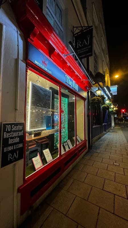 Dining at The Raj Indian Restaurant - York Indian Restaurant and Takeaway in york