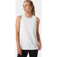 White Helly Hansen women's tank top, sleeveless, lightweight fabric, round neck, medium size.