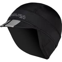 Black Endura Pro SL Cap with ear coverage, reflective strip on brim, and breathable fabric panels.