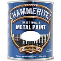Hammerite Direct To Rust Smooth Finish Metal Paint White 250ml - image 3