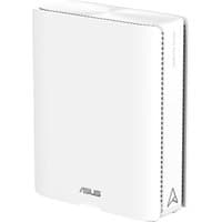 White ASUS ZenWiFi BQ16 router with sleek design, curved edges, and subtle logo on the front.