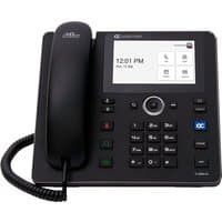 Black AudioCodes Teams C455HD IP-Phone with PoE, GbE, integrated Bluetooth, LCD screen, and keypad with function buttons.