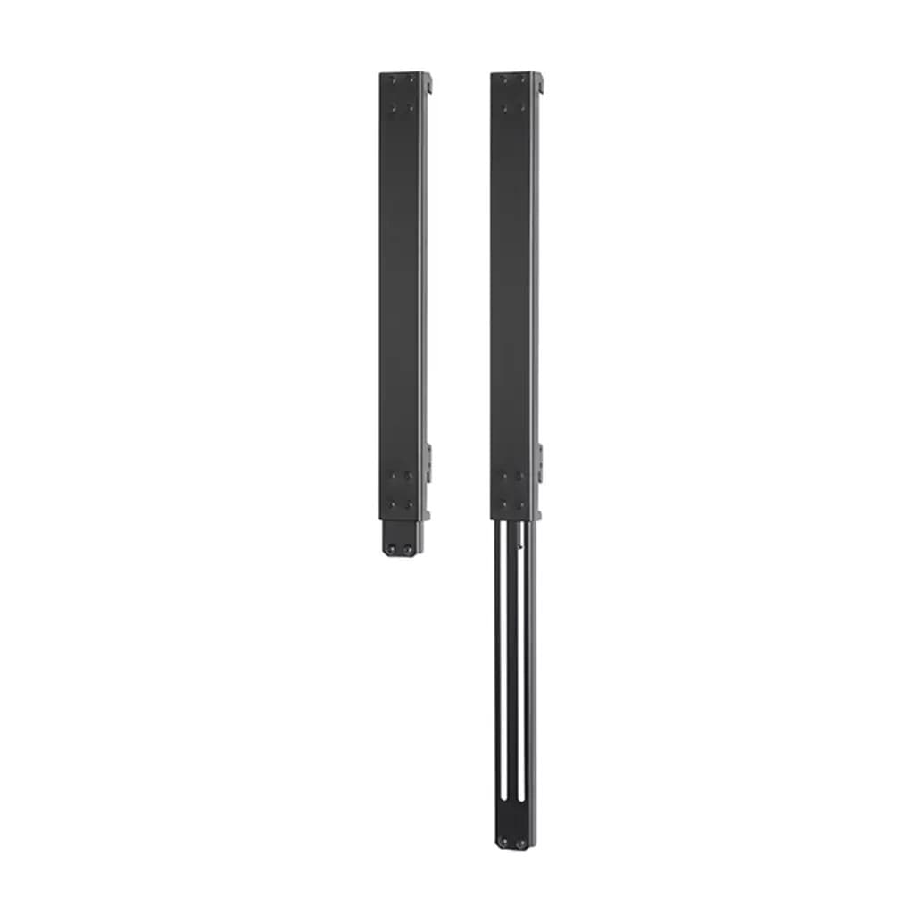 Black adjustable accessory mounting arm featuring two elongated metal pieces with a sleek finish, designed for compatibility with BT7883 and BT7885 models.