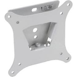 White B-Tech TV wall mount designed for screens up to 28 inches, featuring a sturdy metal construction with multiple mounting holes for easy installation.