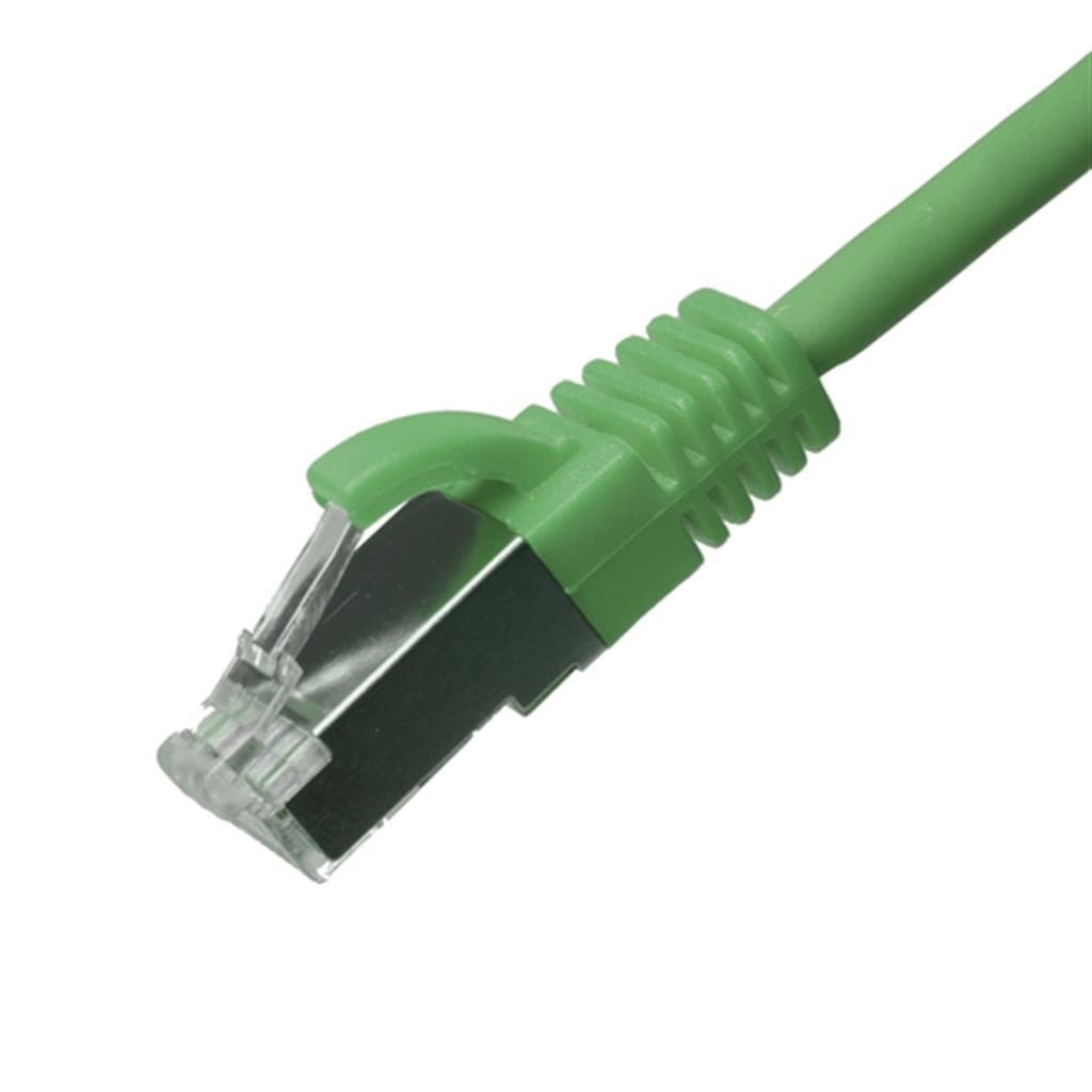 Cablenet 0.3m Cat6a RJ45 Green U/FTP LSOH 30AWG Slim Snagless Booted P - image 3
