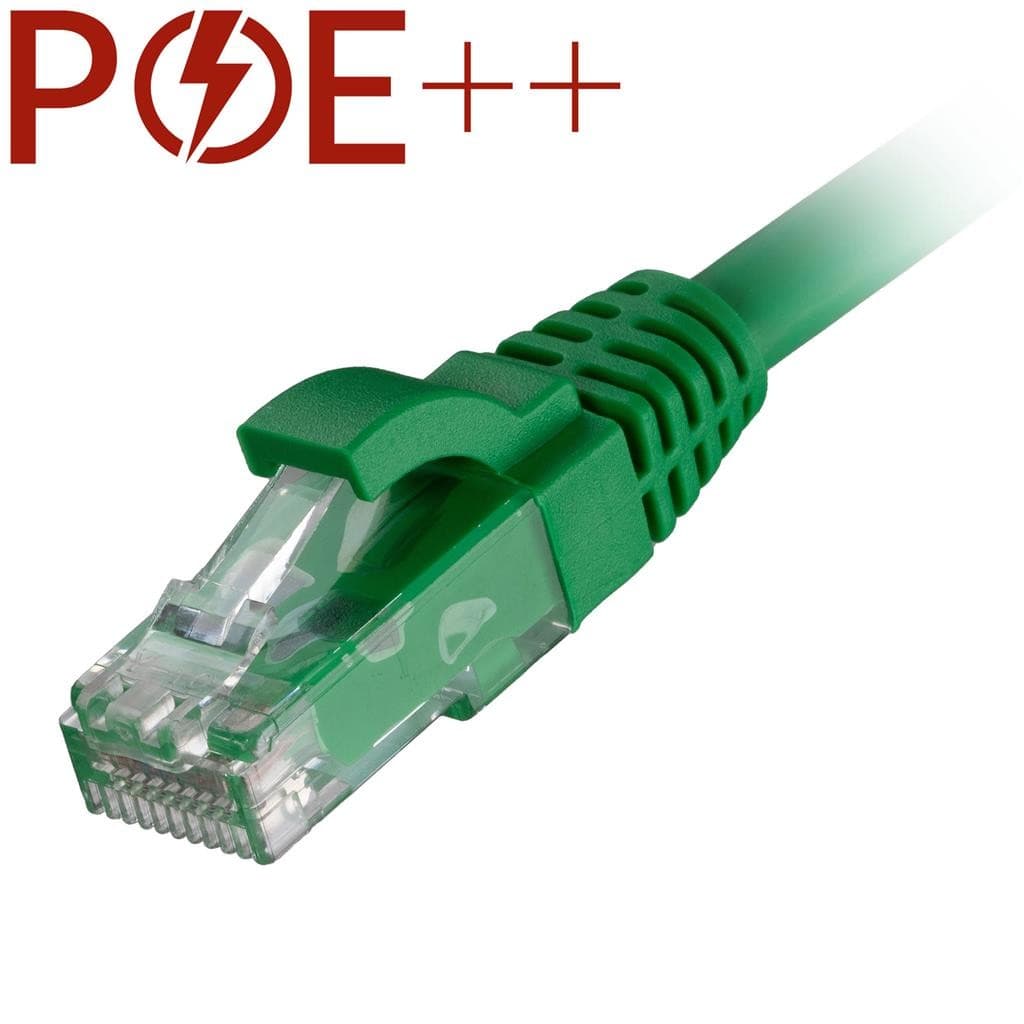Cablenet 1m Cat6 RJ45 Green U/UTP LSOH 24AWG Snagless Booted Patch Lea - image 2