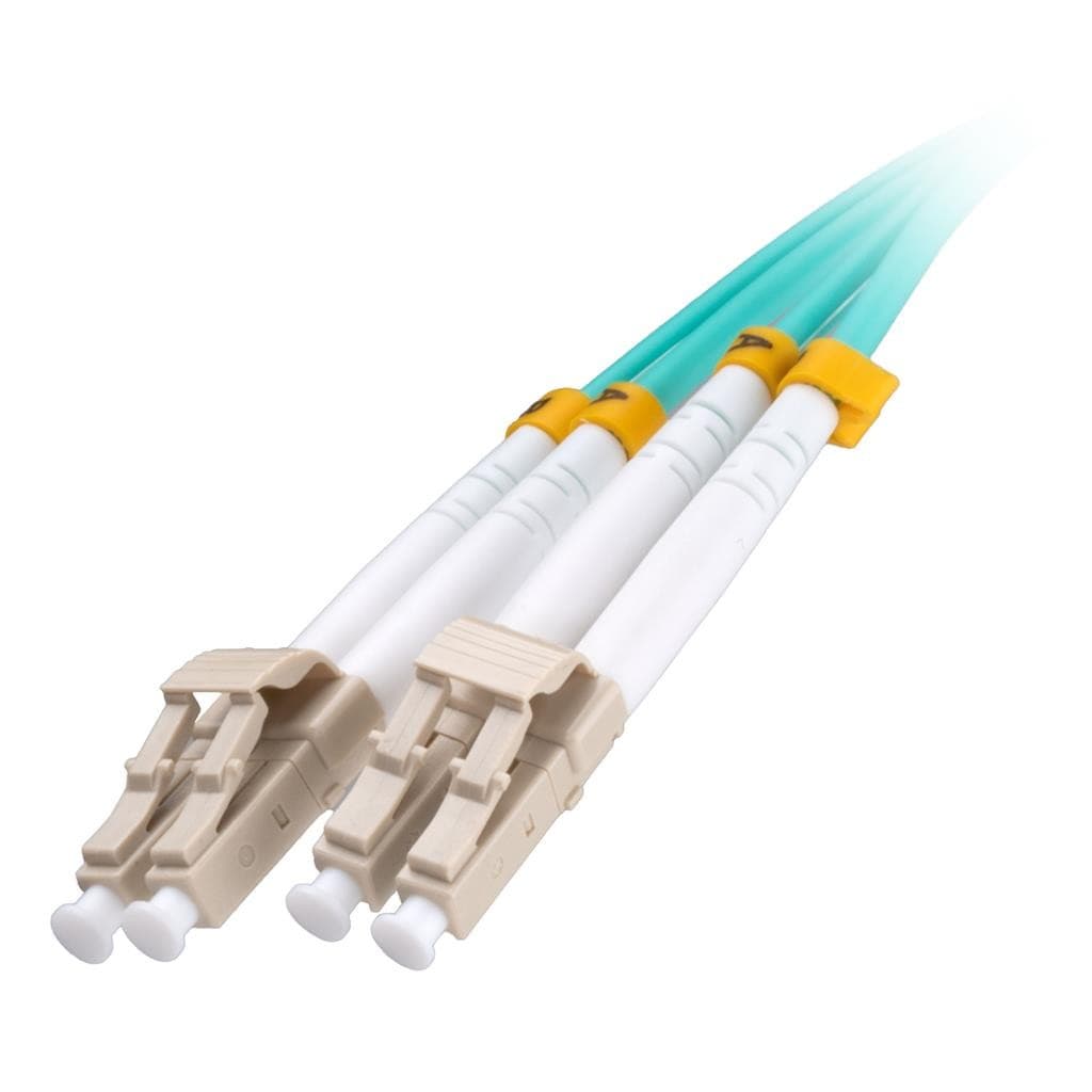 Cablenet 25m OM3 50/125 LC-LC Duplex Aqua LSOH Fibre Patch Lead - image 2
