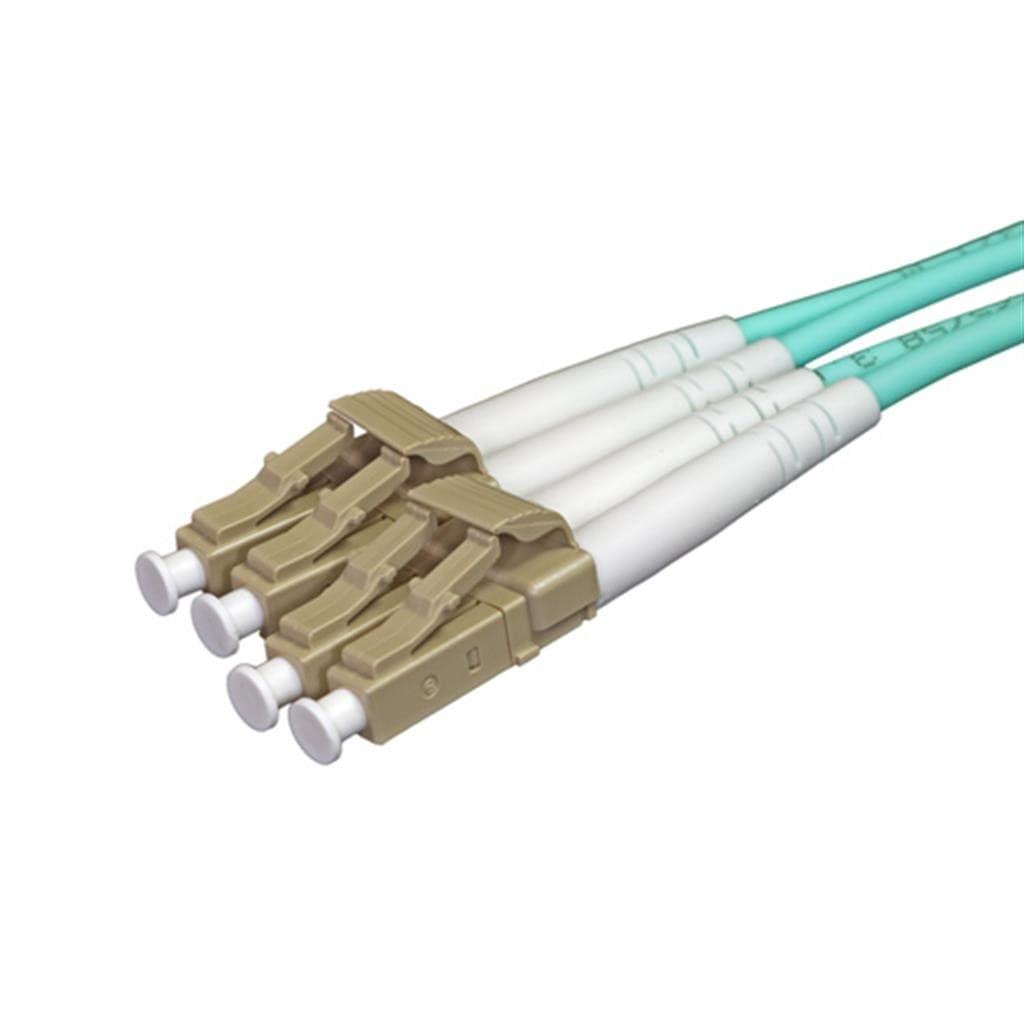 Cablenet 3m OM3 50/125 LC-LC Duplex Aqua LSOH Fibre Patch Lead - image 2