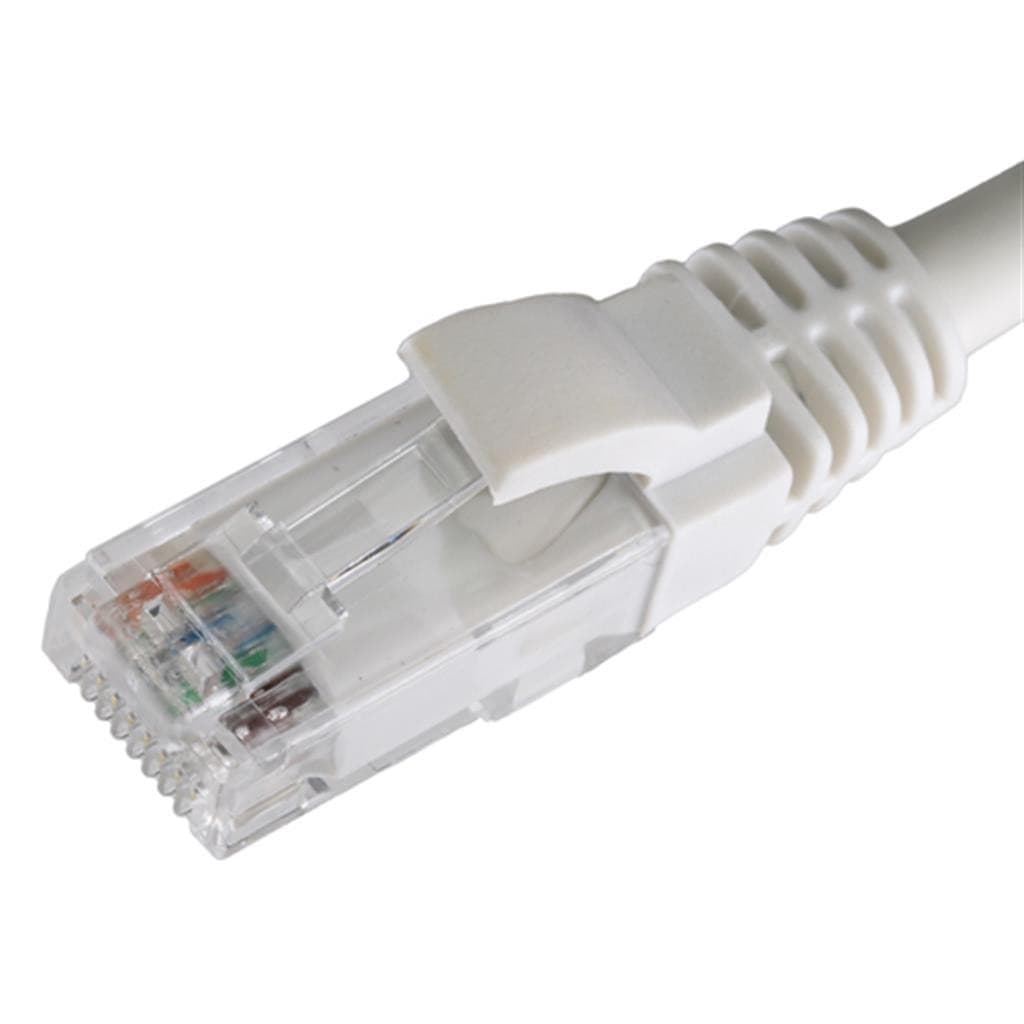 Cablenet 5m Cat5e RJ45 White U/UTP LSOH 24AWG Snagless Booted Patch Le - image 2