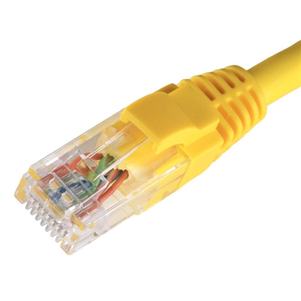 Cablenet 5m Cat6 RJ45 Yellow U/UTP LSOH 24AWG Snagless Booted Patch Le - image 3