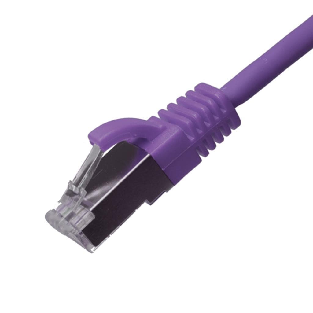Cablenet 5m Cat6a RJ45 Violet U/FTP LSOH 30AWG Slim Snagless Booted Pa - image 3