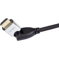 Black and silver HDMI cable, 5m length, with HDMI Type A connectors, by Cables Direct.