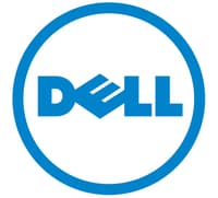 Black power adapter with a sleek design, featuring the Dell logo prominently, designed for indoor use with a power output of 45W.