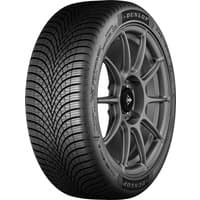 Dunlop All Season 2 tire, 195/55 R15 85H, black with detailed tread pattern and sidewall branding.
