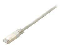 Grey CAT 6 network patch cable with gold-plated connectors, featuring a slim design and transparent connector housing for enhanced connectivity.