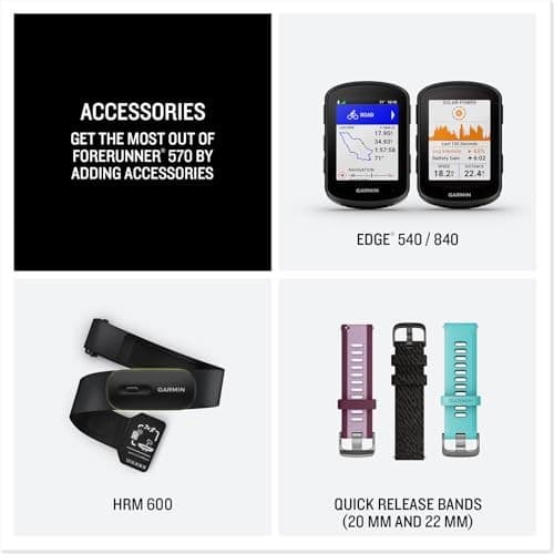 Garmin Forerunner 570 3.56 cm (1.4") AMOLED 47 mm Digital 454 x 4 - image 4