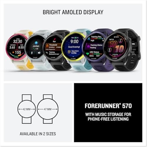 Garmin Forerunner 570 3.56 cm (1.4") AMOLED 47 mm Digital 454 x 4 - image 5