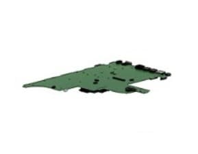 Green circuit board motherboard for HP laptops, featuring various connectors and slots, designed for model HP 840717-001.