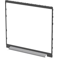 Black HP P02305-001 laptop bezel with rectangular frame and silver bottom edge.
