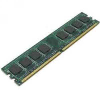 Green circuit board memory module with eight black chips, featuring a gold connector edge, labeled as Hypertec HYMDL67512, 0.5 GB DDR2 667.