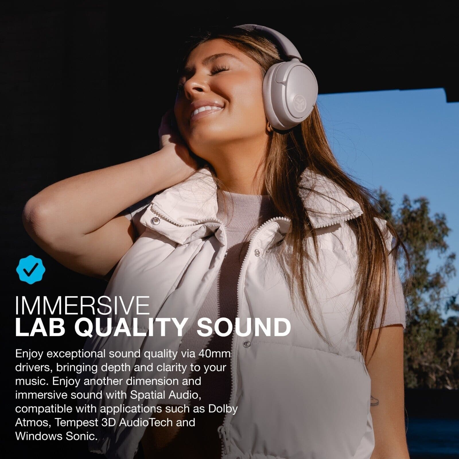 JLab JBuds Lux ANC Headset Wireless Head-band Calls/Music USB Type-C B - image 5