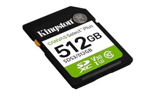 Kingston Technology 512GB SDXC Canvas Select Plus Gen3 150MB/s C10 UHS - image 2
