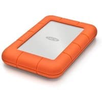 LaCie Rugged Mini 2TB External Hard Drive - Orange, Silver - image 3