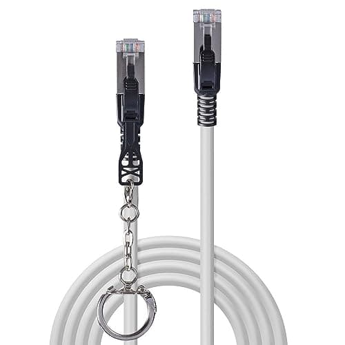 Lindy 20m Cat.6A S/FTP Locking Network Cable. Grey - image 2