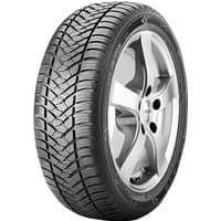 Black Maxxis All Season AP2 tire, 165/65 R13 77T, with detailed tread pattern and silver alloy wheel.