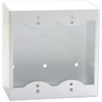 White Radio Design Labs SMB-2W remote control accessory with square shape and multiple mounting holes