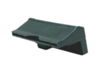 Black plastic printer/scanner spare part with a curved top and a flat base, designed for Star Micronics devices.
