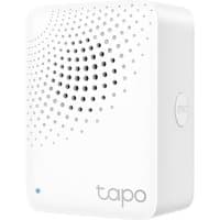White TP-Link Tapo Smart IoT Hub with Chime, dotted pattern design, Tapo logo, and small LED indicator.