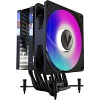 Black VIDA Boreas 12 cm processor air cooler with RGB fan and heat pipes.