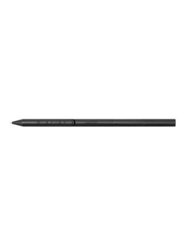 Black Wacom Pro Pen 3 stylus pen with a sleek, cylindrical design, featuring customizable buttons along the side for enhanced functionality.