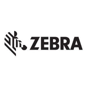 Zebra P1058930-086 Printer Kit featuring a sleek black design with the Zebra logo, designed for high-quality printing and durability in various environments.