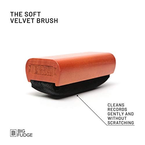Big Fudge Vinyl Cleaning Kit - 4-in-1 Record Cleaner for Vinyl Kit Includes Ultra-Soft Velvet Brush Vinyls Record Cleaner Liquid Stylus Brush and Storage Pouch - Pro Records Care - image 2