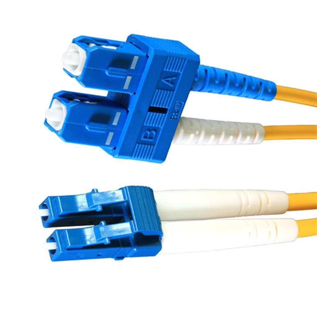 Cablenet 10m OS2 9/125 LC-SC Duplex Yellow LSOH Fibre Patch Lead - image 2