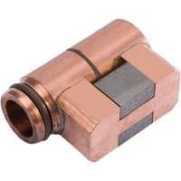 Copper Draper AIHT3 Focus Coil-Side with cylindrical body, black O-ring, and rectangular magnet attachment.