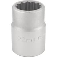 Draper Expert 12 Point Socket 22mm 3/4" Drive - image 3