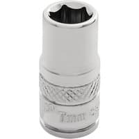 Draper Expert 6 Point Socket 1/4" Drive 7mm - image 2