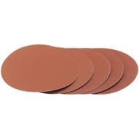 Draper Aluminium Oxide Hook and Eye Sanding Discs, 230mm, 80 Grit (Pack of 5) - image 4