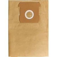 Brown Einhell vacuum cleaner bag for 12L cleaners with circular white plastic inlet on top.
