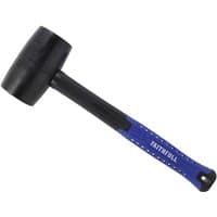 Black fibreglass mallet with blue handle, 16oz, branded Faithfull, featuring a rubber head and ergonomic grip.