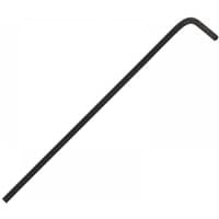 Black Faithfull long arm hexagon key, 1.5mm size, with an L-shaped design and smooth finish.