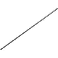 Faithfull Standard Masonry Drill Bit, 6x300mm, long steel shaft with spiral fluting for efficient drilling.
