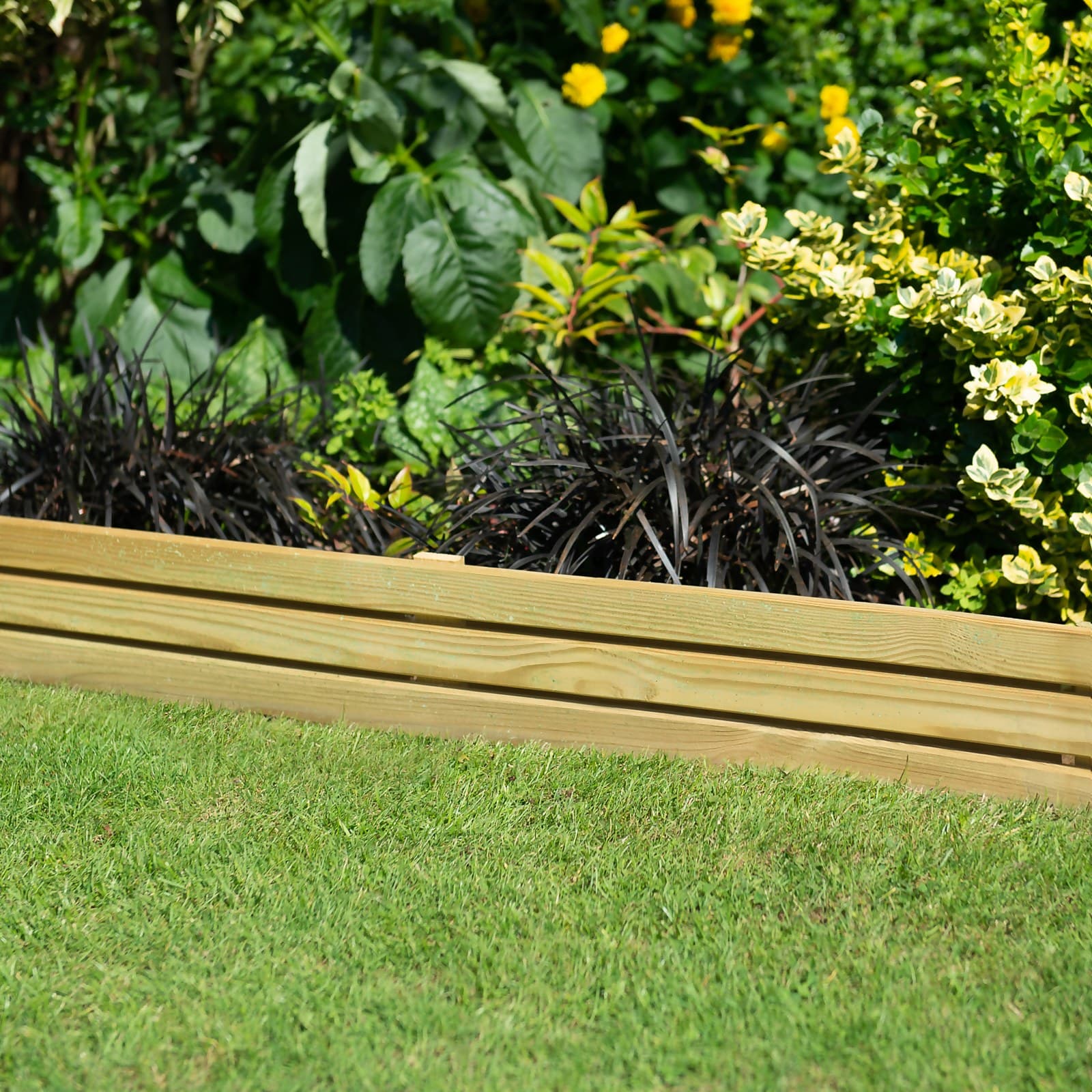 Forest Slatted Edging 1.2m (3 Pack) - image 3