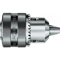 "Silver Rohm 72818 Prima 13mm keyed drill chuck with textured grip and female mount JAC6"