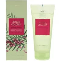 4711 Acqua Colonia Pink Pepper & Grapefruit Shower Gel 200ml in clear tube with pink label, green box with berry design.
