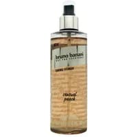 Bruno Banani Daring Woman Body Spray 250ml, clear bottle with black spray nozzle and peach label.